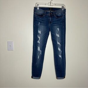 SPJ Super Destructed Rolled Skinny Jeans 7